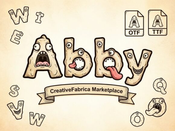 Abby: A Playful Display Font That Makes Your Brand Unforgettable