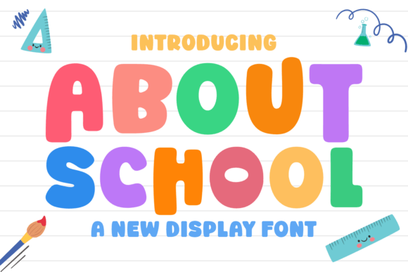 About School Font: Playful, Bold & Built for Scroll-Stopping Impact