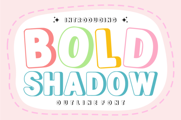 Bold Shadow: A Playful 3D Display Font That Delivers Impact