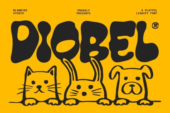 Diobel: A Playful Display Font for Digital Branding