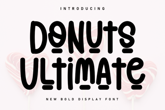 Donuts Ultimate: A Sweet, Handwritten Display Font for Brand Warmth