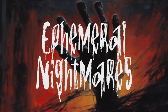 Ephemeral Nightmares: A Hauntingly Effective Display Font for Makers