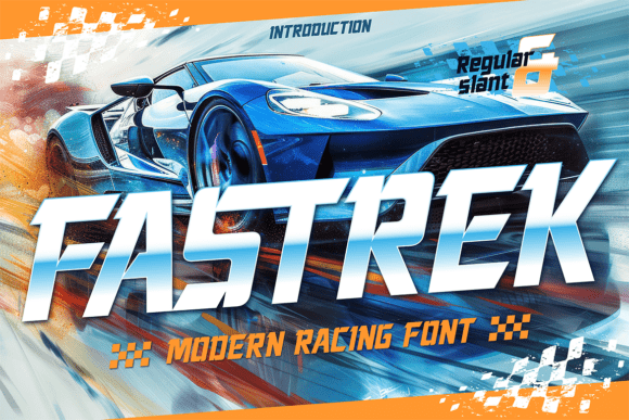 Fastrek: A Bold Display Font for High-Energy Branding