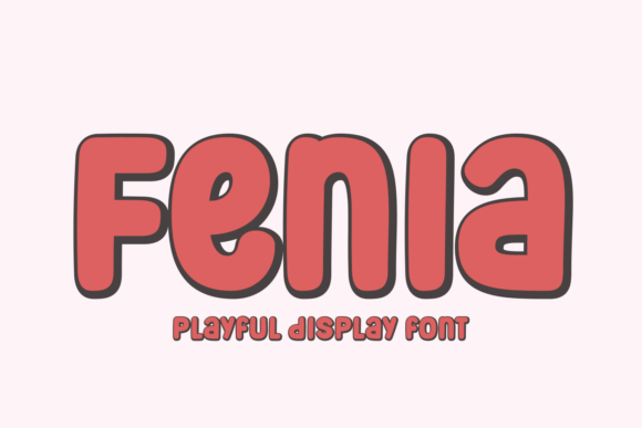 Fenia: A Rounded Display Font That Feels Human, Not Hollow
