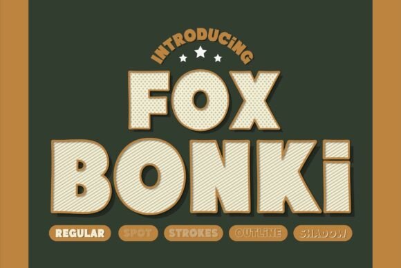 Fox Bonki: A Playful Display Font That Delivers Personality