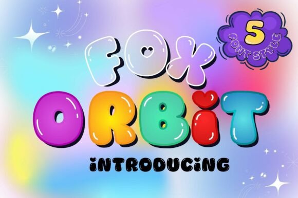 Fox Orbit: A Playful Display Font That Pops in Campaign Visuals