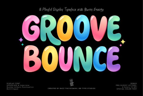 Groove Bounce: A Display Typeface That Lifts Your Digital Brand