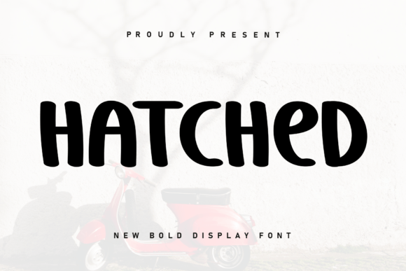 Hatched: A Bold, Textured Display Font