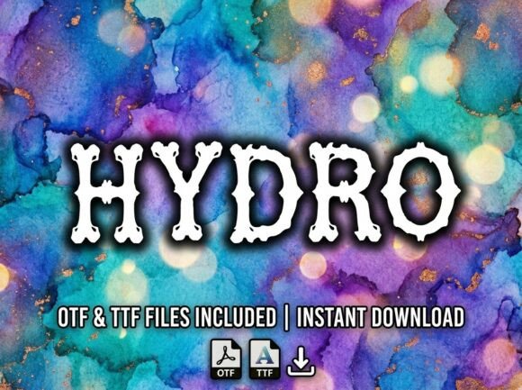 Hydro: A Display Font That Holds Its Own