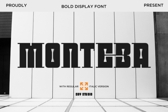 Monteba: A Bold Display Font for Editorial Impact