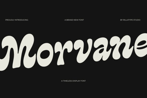 Morvane: A Display Typeface That Anchors Editorial Mood
