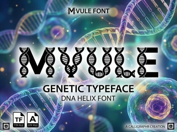 Mvule: A Display Typeface That Speaks Biology, Not Buzzwords