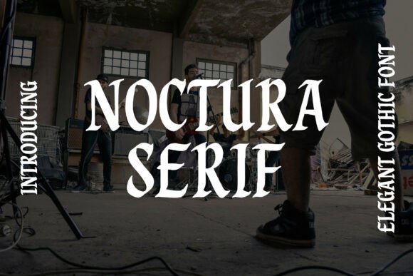 Noctura Gothic: A Premium Display Font for Handmade Brands