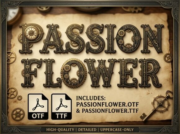 Passion Flower: A Display Font That Gives Your Brand Real Personality