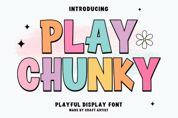 Play Chunky: A Playful Display Font That Pops on the Web