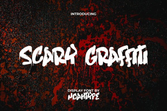 Scary Graffiti Font: A Bold Display Choice for Edgy Digital Brands