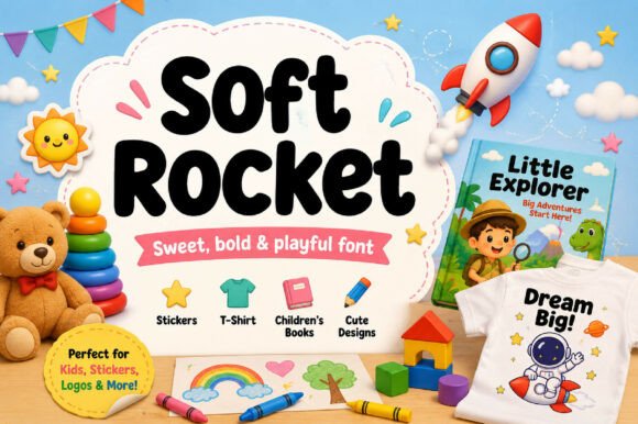 Soft Rocket: A Display Font That Lands With Quiet Confidence