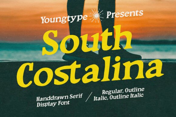 South Costalina: A Bold Retro Display Font for Scroll-Stopping Campaigns