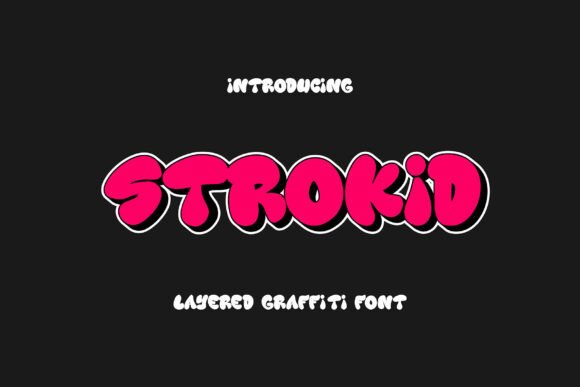 Strokid: A Bold Display Typeface for Editorial Impact