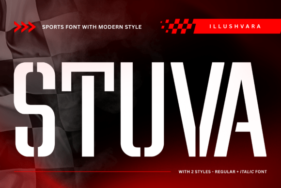 Stuva Sports: A Bold Display Font for Editorial Impact
