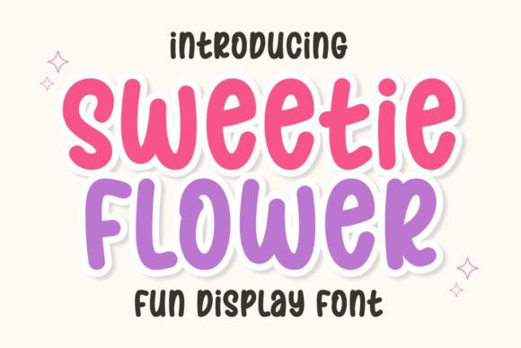 Sweetie Flower: A Display Font That Feels Like a Warm Invitation
