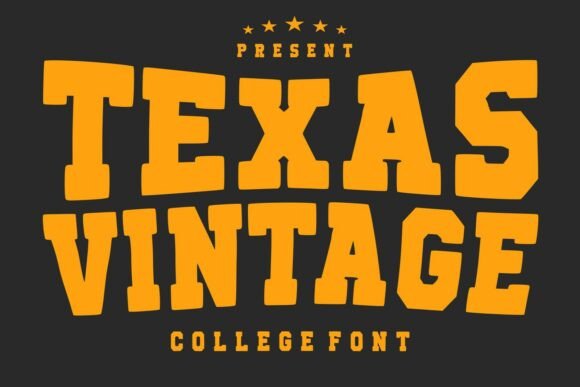Texas Vintage: A Bold Display Font for Scroll-Stopping Marketing