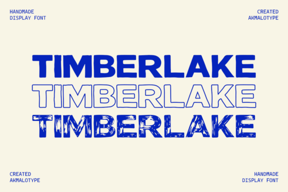Timberlake: A Display Typeface That Commands Attention