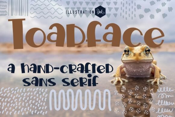 Toadface: A Display Typeface That Makes Your Brand Feel Human
