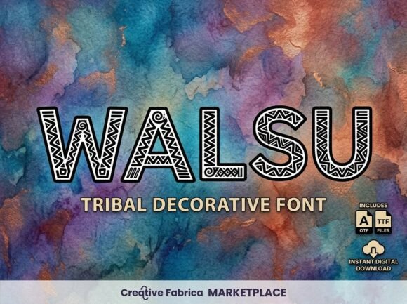 Walsu: A Display Typeface That Anchors Campaigns in Texture and Tone